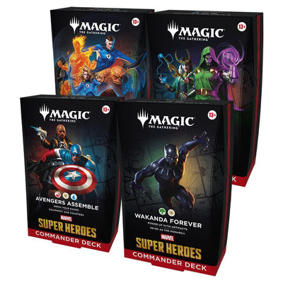 Magic the Gathering: Marvel Super Heroes Commander Deck SET - INGLÉS