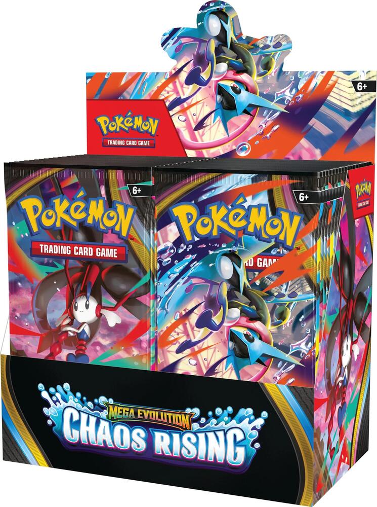 Pokémon TCG: Mega Evolution ME04 - Chaos Rising Booster Box - INGLÉS