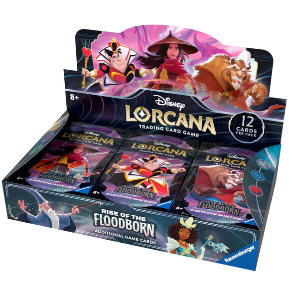 Disney Lorcana Trading Card Game: Rise of the Floodborn Booster Box - INGLÉS