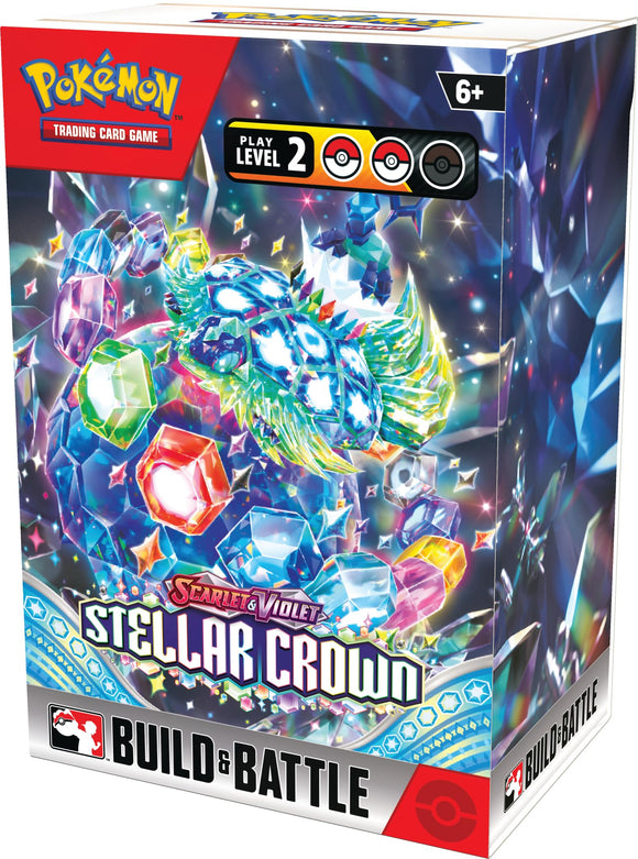 Pokémon TCG: Scarlet & Violet 07 - Stellar Crown Build & Battle Box - INGLÉS