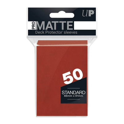 Ultra Pro: Pro-matte Standard Sleeves - Red (50ct)
