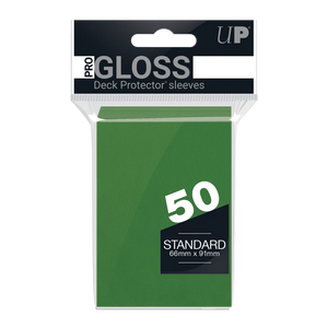 Ultra Pro: Pro- Gloss Standard Sleeves Green