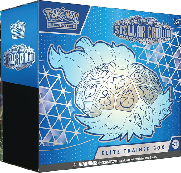 Pokémon TCG: Scarlet & Violet 07 Stellar Crown - Elite Trainer Box INGLÉS