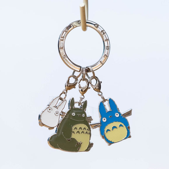 Ghibli - Triple KeyRing Totoro