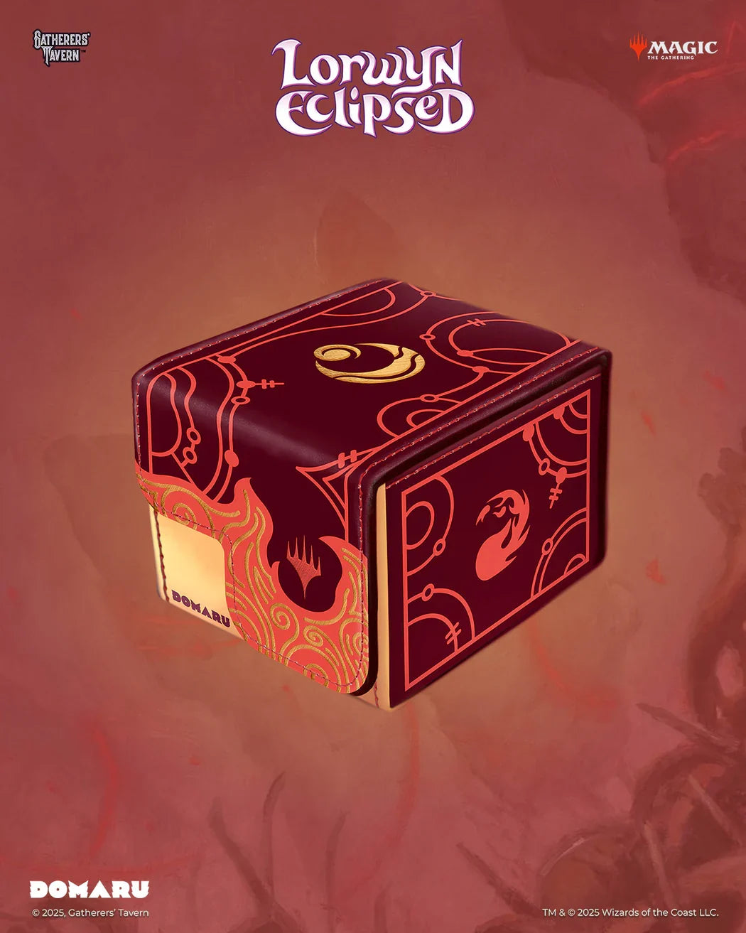 Deckbox: MTG DOMARU Box- Lorwyn Eclipsed- Cinder Red