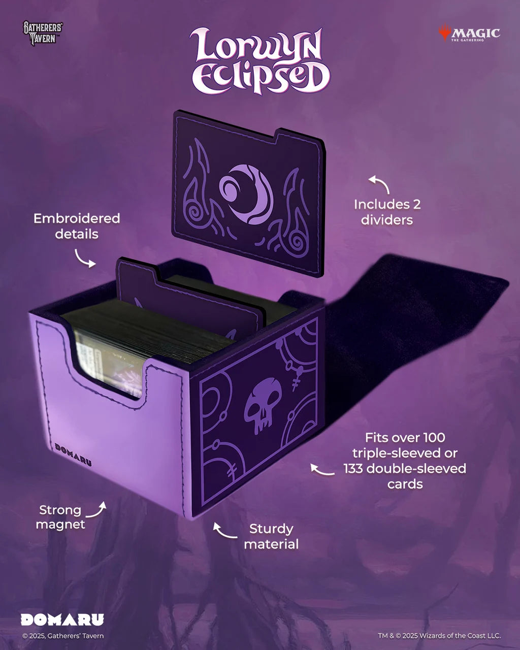 Deckbox: MTG DOMARU Box- Lorwyn Eclipsed- Eventide Black