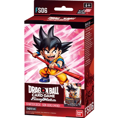 DRAGON BALL SUPER TCG FUSION WORLD STARTER DECK [FS06] -SON GOKU MINI- INGLÉS