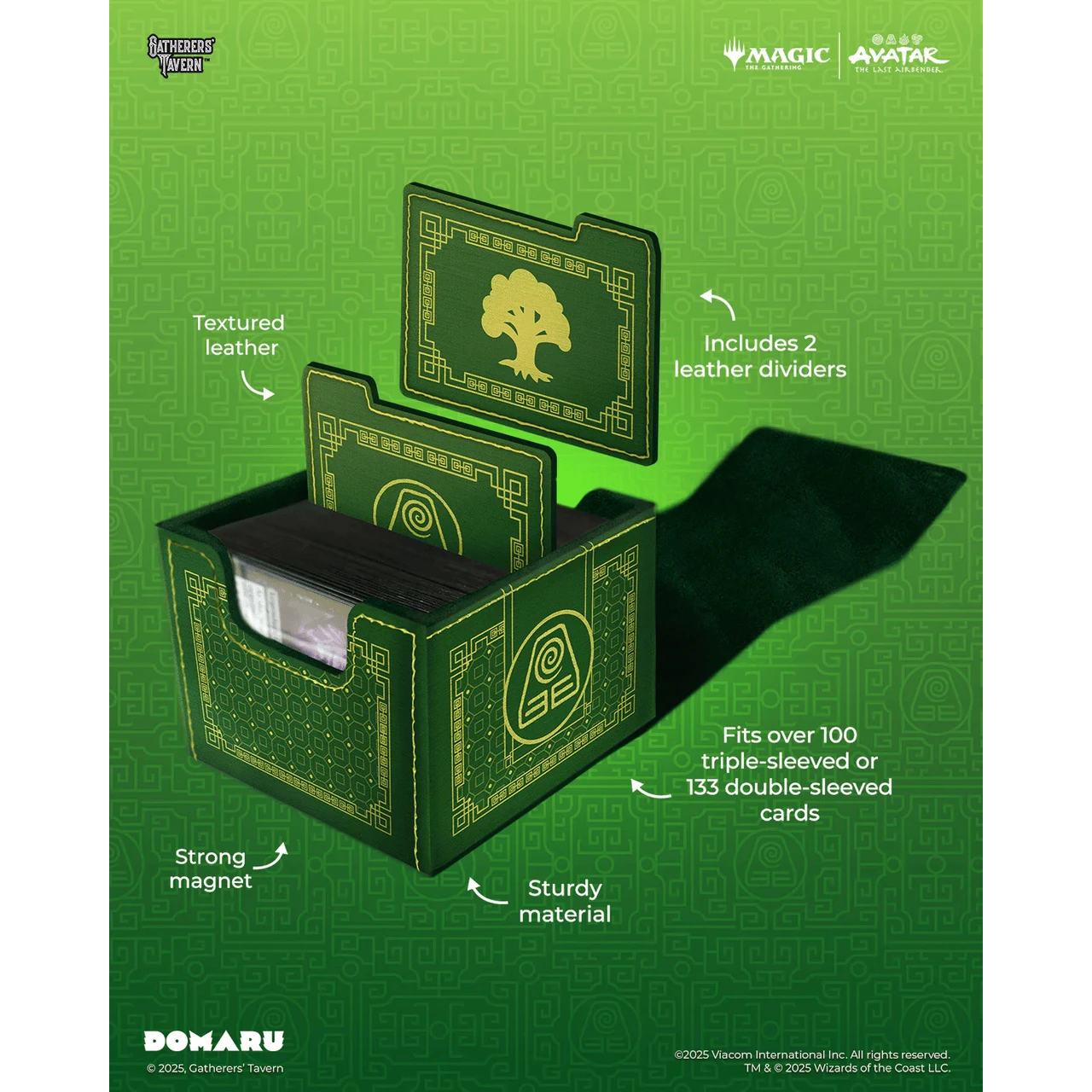 Deckbox: MTG DOMARU Box- Avatar- The Last Airbender- Earth