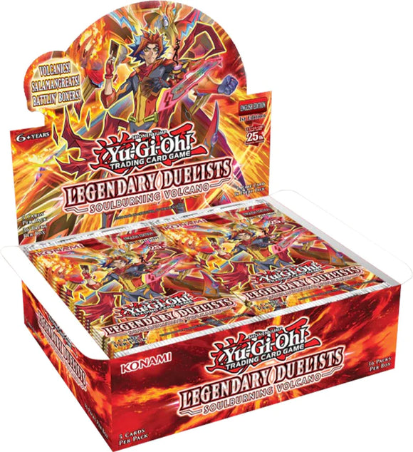Yu-Gi-Oh! TCG “Legendary Duelist: Soulburning Volcano” Booster Box - INGLÉS
