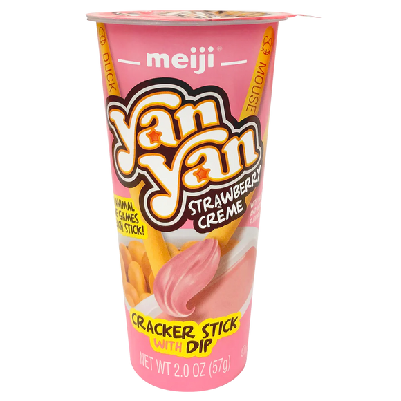 Meiji Yan Yan Strawberry Creme 57 g
