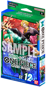 ONE PIECE CARD GAME STARTER DECKS [ST12] -ZORO & SANJI-