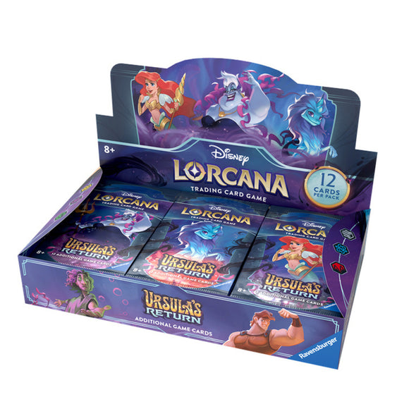 Disney Lorcana Trading Card Game: Ursula's Return Booster Box - INGLÉS