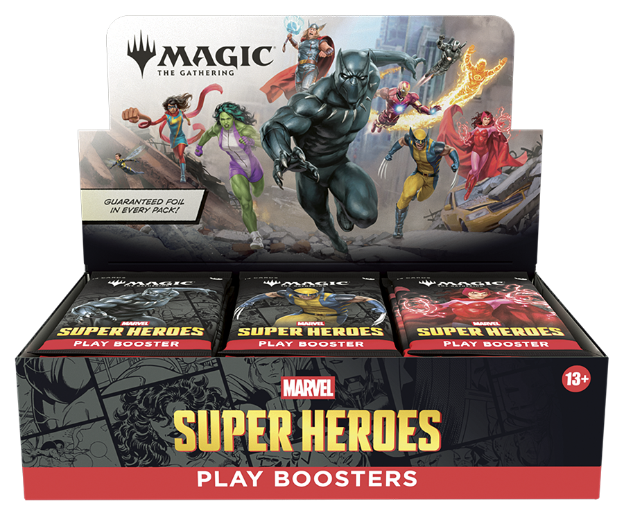 Magic the Gathering: Marvel Super Heroes Play Booster Box - INGLÉS