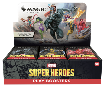 Magic the Gathering: Marvel Super Heroes Play Booster Box - INGLÉS
