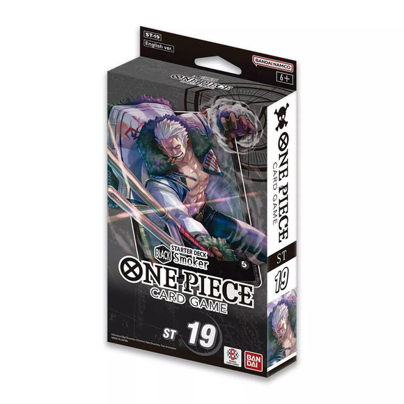 ONE PIECE CARD GAME STARTER DECKS [ST19] -BLACK SMOKER- INGLÉS