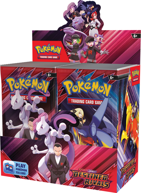 Pokémon TCG: Scarlet & Violet SV10 - Destined Rivals Booster Display - INGLÉS