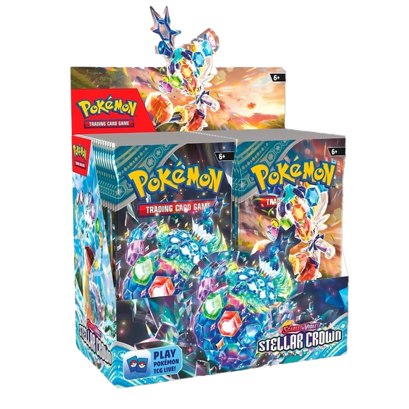 Pokémon TCG: Scarlet & Violet 07 Stellar Crown - Booster Box INGLÉS