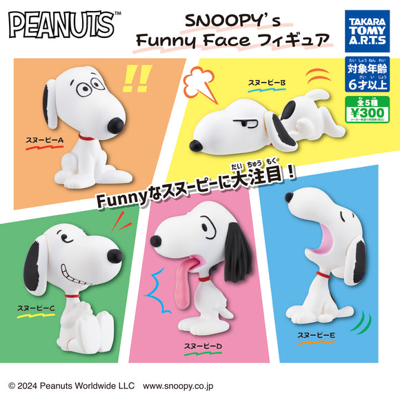 Gachapon - Snoopy Funny Face Collection