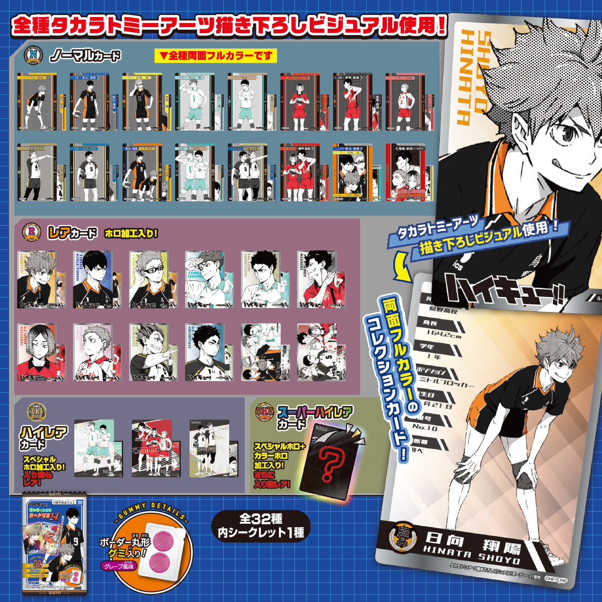 Haikyuu!! Chara Card Gummy 4