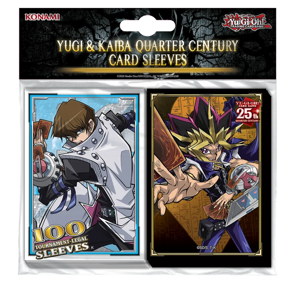 Yu-Gi-Oh! TCG: Yugi & Kaiba Quarter Century Card Sleeves