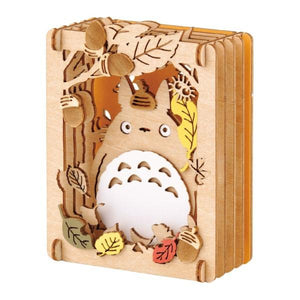 Ghibli - My Neighbor Totoro "Autumn Sunlight Through Trees" Paper Theater -Wood Style-