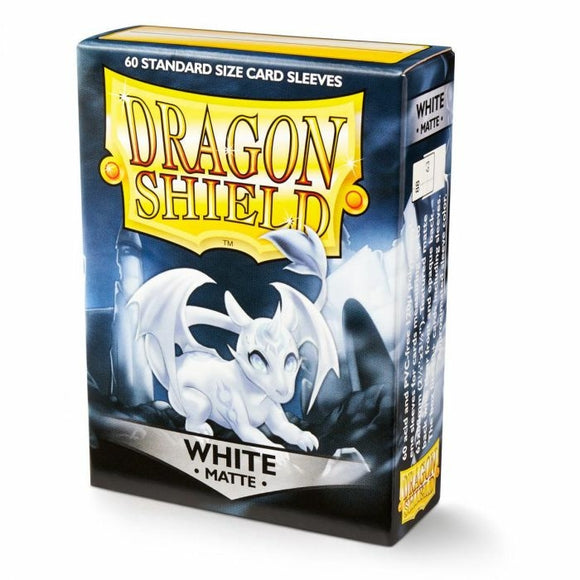Dragon Shield: 60 Micas Tamaño Estándar White Matte