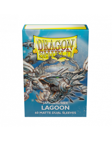 Dragon Shield: 60 Micas Tamaño Small Lagoon Matte Dual