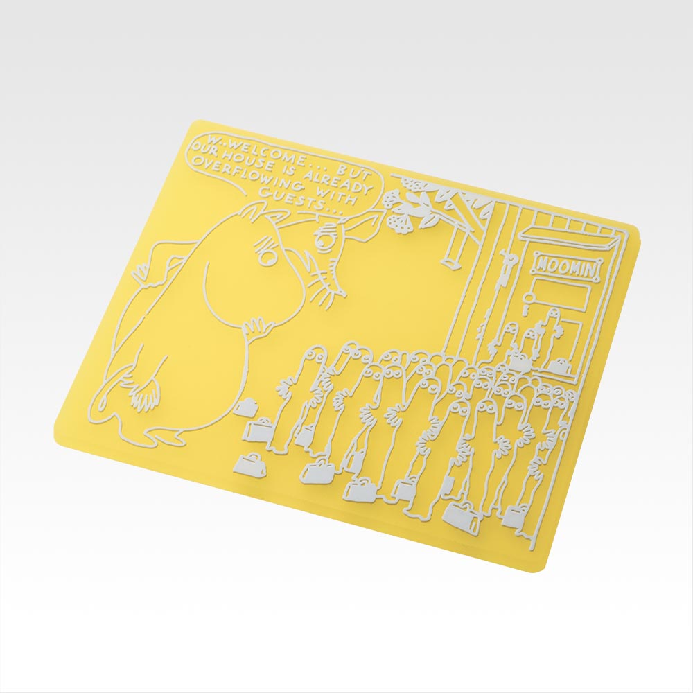 Moomin "The door is always Open" - Rubber Coaster