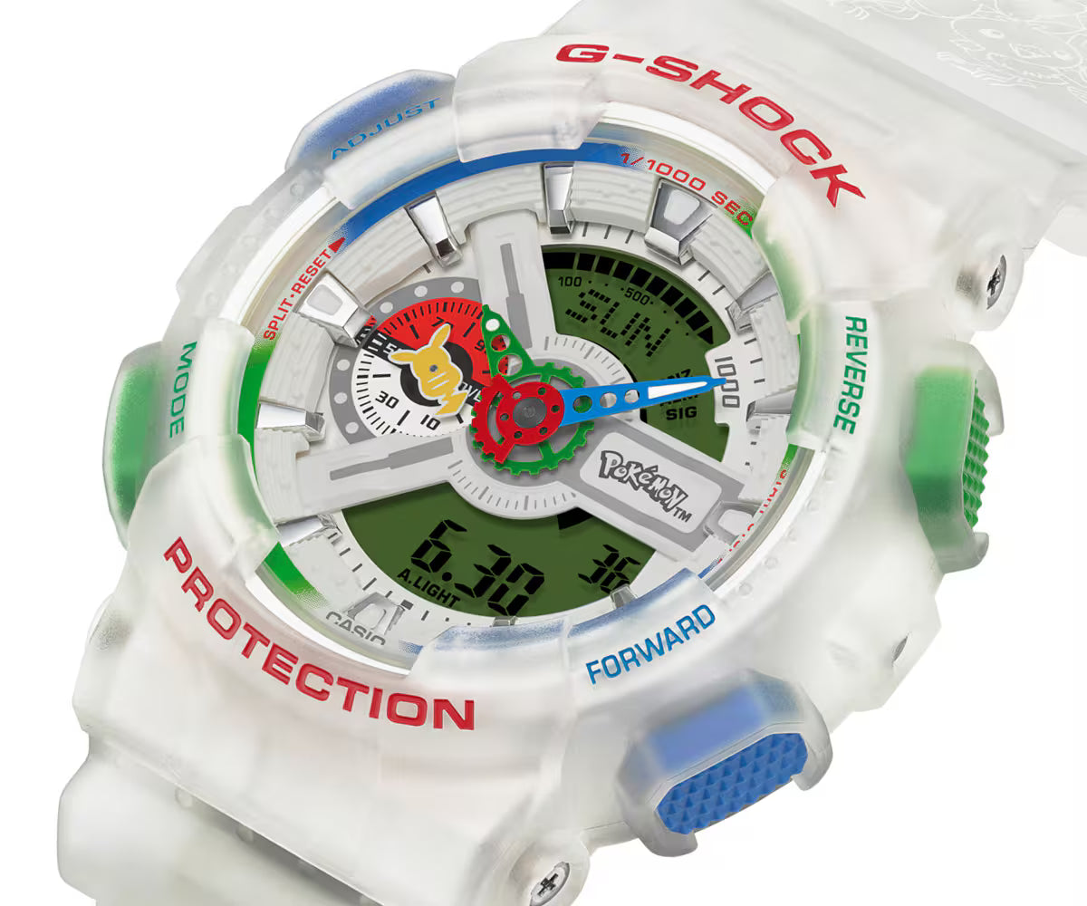 Casio G-Shock Pokémon 30th Anniversary Collaboration Model GA-110PKM-7A