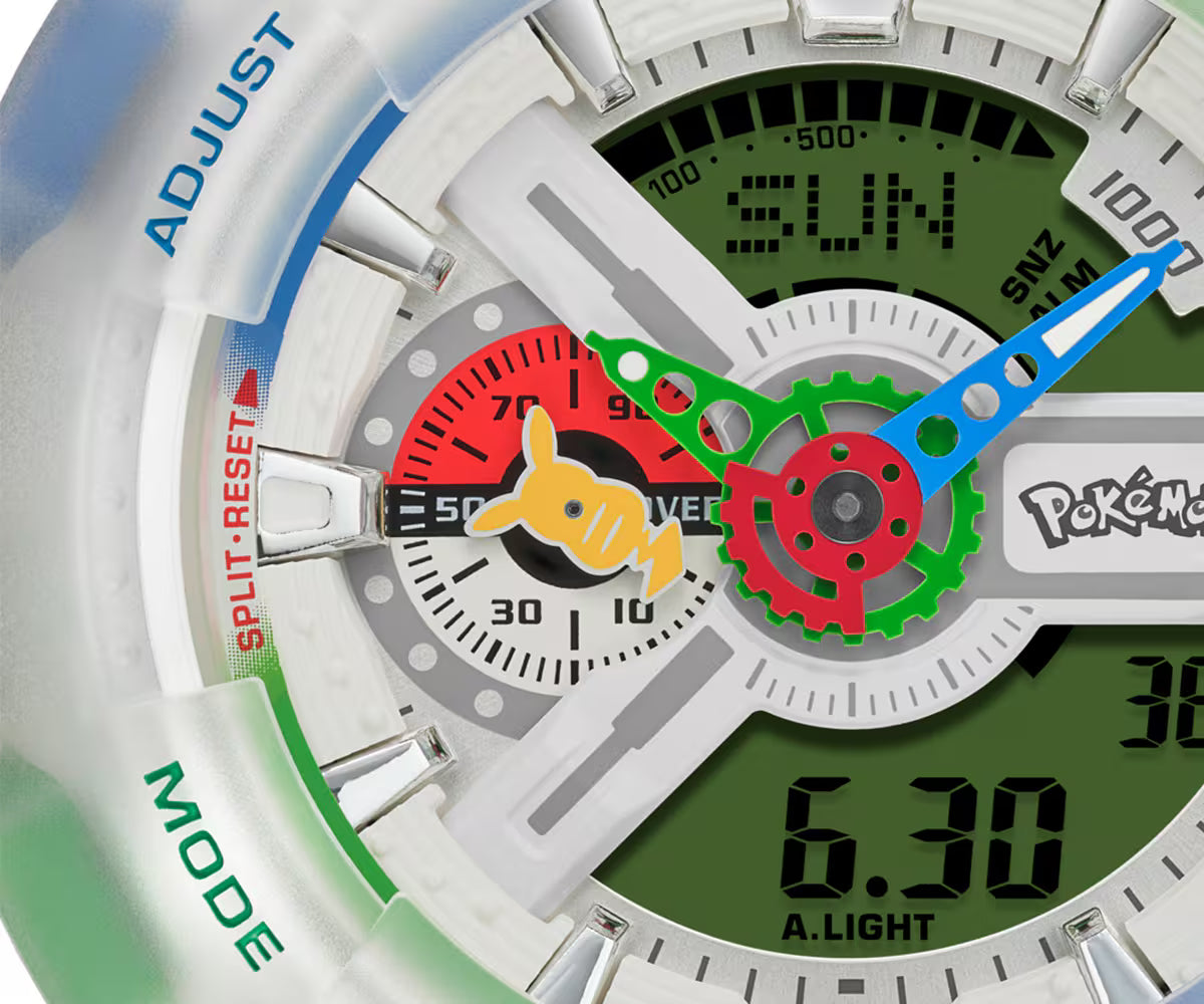 Casio G-Shock Pokémon 30th Anniversary Collaboration Model GA-110PKM-7A