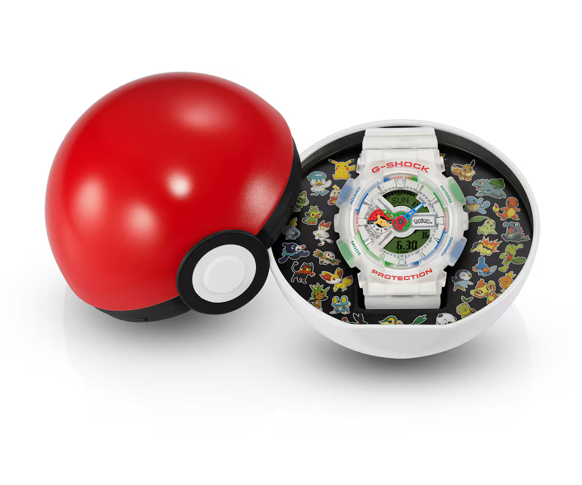 Casio G-Shock Pokémon 30th Anniversary Collaboration Model GA-110PKM-7A