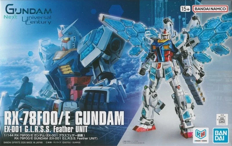 Model Kit - 1/144 RX-78F00/E GUNDAM (EX-001 G.L.R.S.S. Feather UNIT)