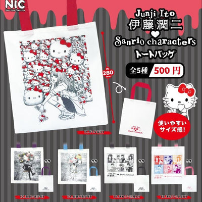 Gachapon - Junji Ito x Sanrio Characters Tote Bag Collection