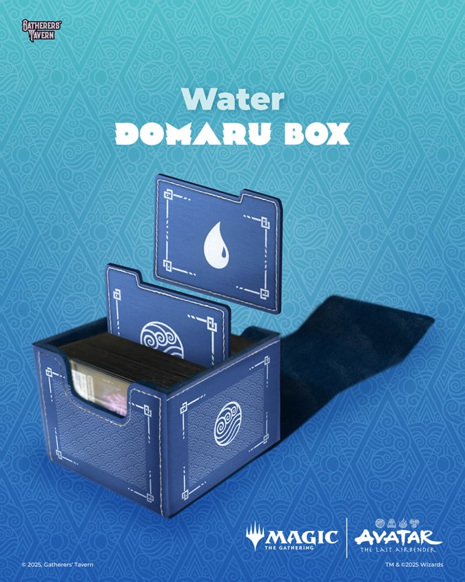 Deckbox: MTG DOMARU Box- Avatar- The Last Airbender- Water