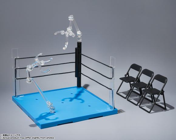 TAMASHII STAGE ACT Ring Corner(Neutral Corner)  & folding Chair Set for SHF
