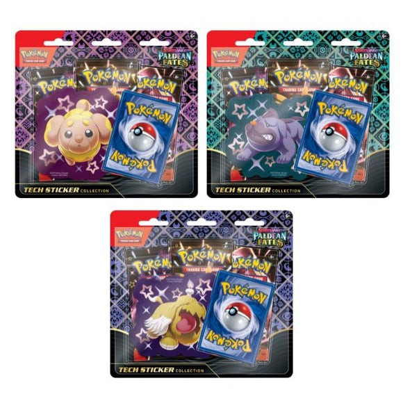 Pokémon TCG: Scarlet & Violet Paldean Fates - Tech Sticker Collection - ESPAÑOL
