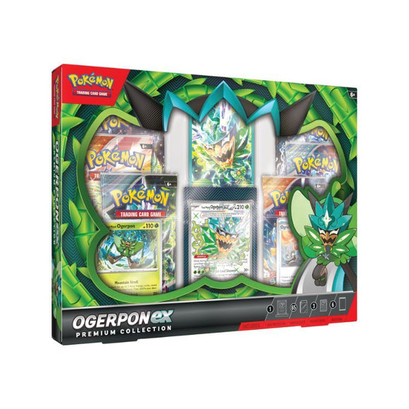 Pokémon TCG: Ogerpon ex Premium Collection - INGLÉS