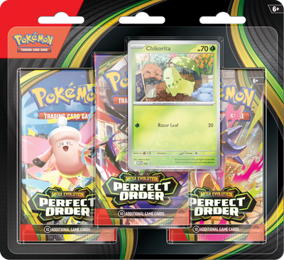 Pokémon TCG: Mega Evolution ME03 - Perfect Order Three-Booster Blister - ESPAÑOL