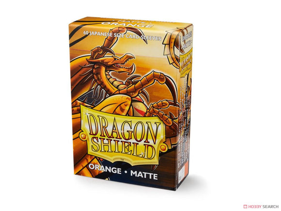 Dragon Shield: 60 Micas Tamaño Small Orange Matte