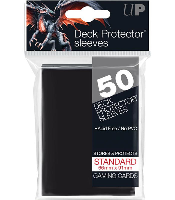 Ultra Pro: Deck Protector Sleeves Standard - Negro