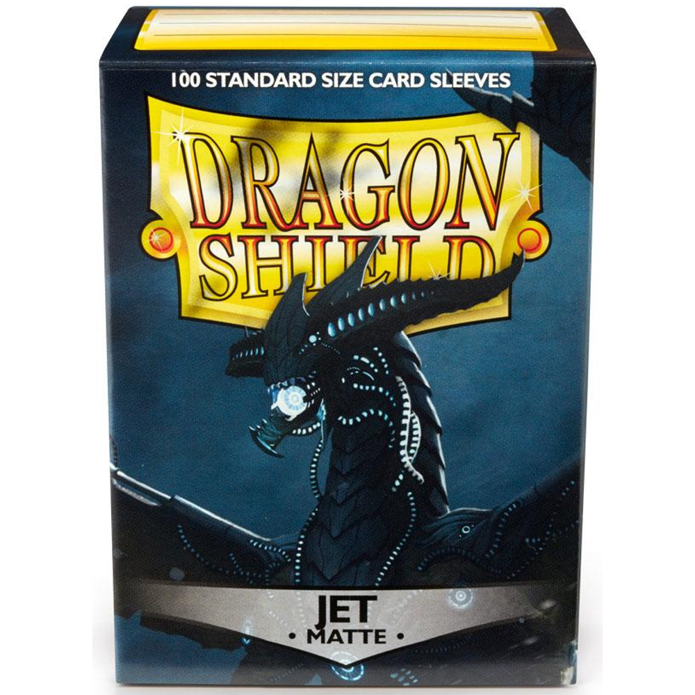 Dragon Shield: 100 Micas Tamaño Standard Matte Jet