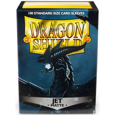 Dragon Shield: 100 Micas Tamaño Standard Matte Jet