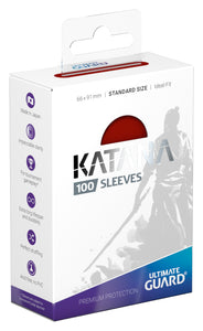 Ultimate Guard: Katana 100 Sleeves Standard Red