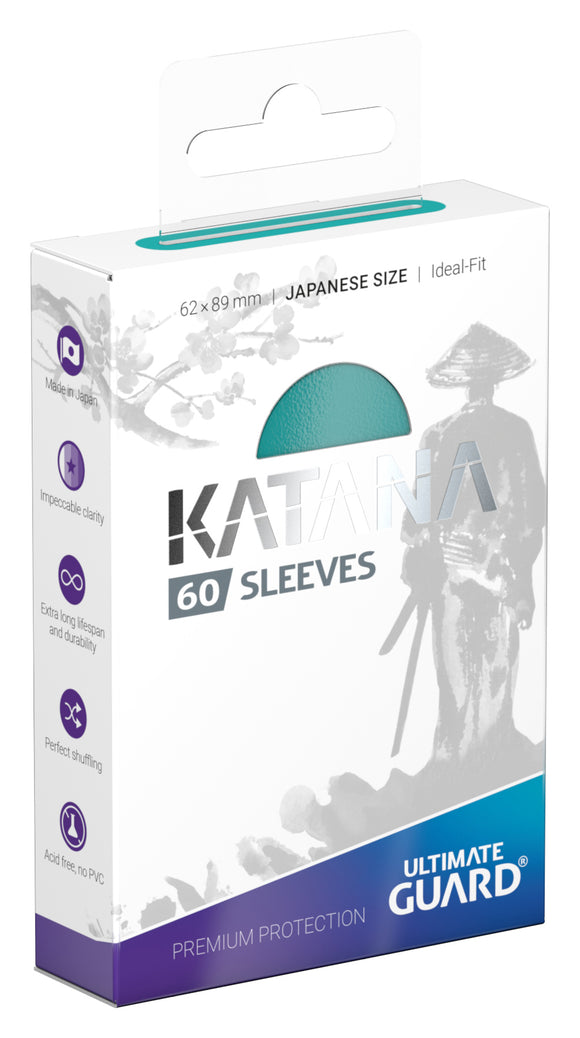 Ultimate Guard: Katana 60 Sleeves Japanese Turquoise