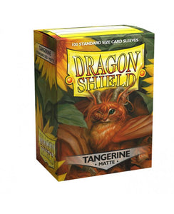 Dragon Shield: 100 Micas Tamaño Standard Matte Tangerine