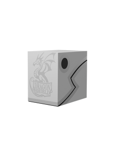 Dragon Shield - Double Shell Ashen White/Black Deck Box