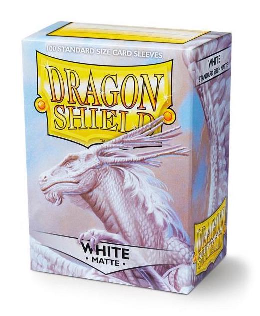 Dragon Shield: 100 Micas Tamaño Standard Matte White