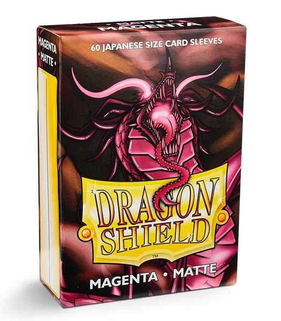Dragon Shield: 60 Micas Tamaño Small Magenta Matte