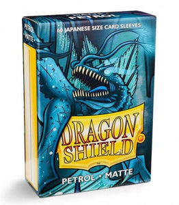 Dragon Shield: 60 Micas Tamaño Small Petrol Matte