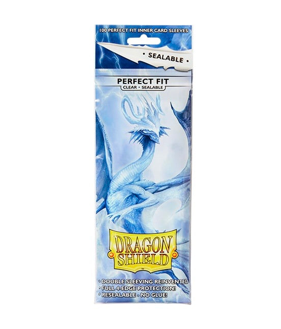Dragon Shield: 100 Micas Tamaño Standard Perfect Fit Sealable Clear